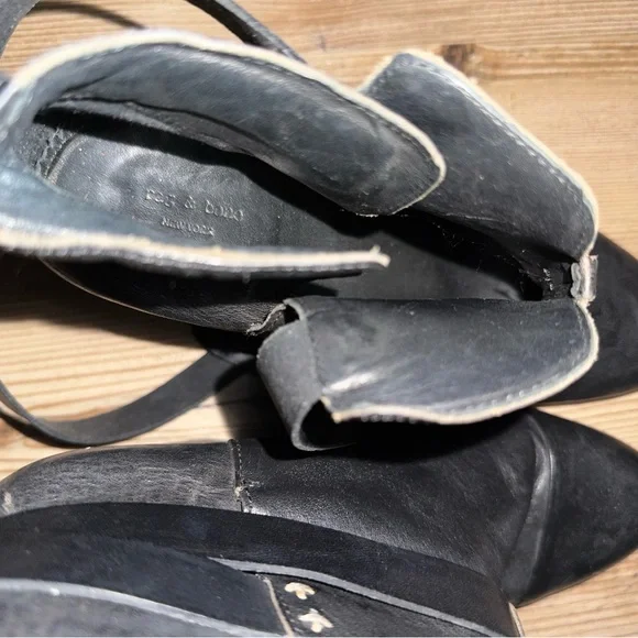 rag & bone Black Heeled Boots - Picture 3 of 4